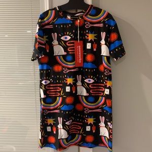 NOOWORKS tee dress in sold out Magic print